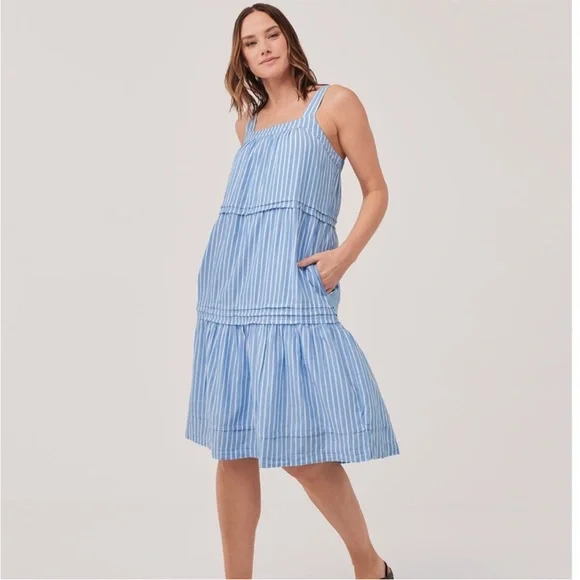 denim tiered dress Stetson Women's Denim Tiered Dress